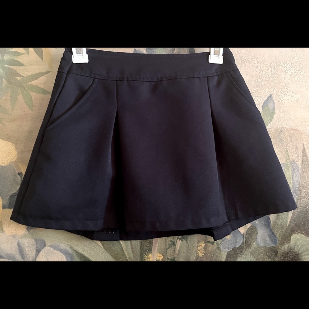 EDDIE BAUER GIRLS NAVY BLUE UNIFORM SKIRT Sz 8